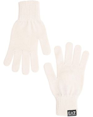 EA7 Gloves - White