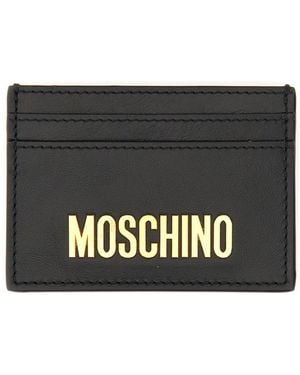 Moschino Credit Card Holder - Black