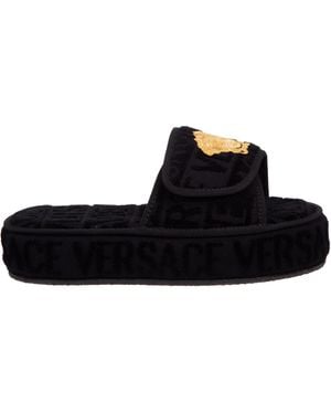 Versace Slides - Black