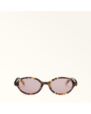 Furla Sunglasses Havana Acetate - Pink