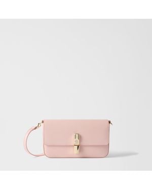 Furla Iride Crossbody Dusty Textured Leather - Pink