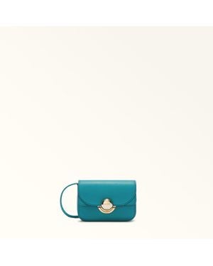 Furla Sfera Coin Case S Amatore Sidney Calf Leather - Blue