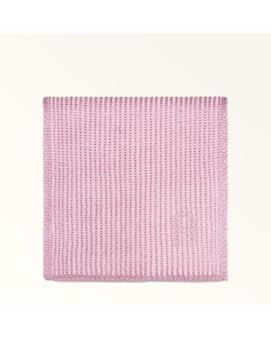 Furla Delizia Scarf Sakura Lurex Wool Blend + Strass - Pink