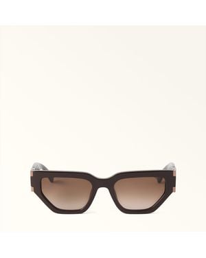 Furla Sunglasses Cioccolato Acetate - Brown