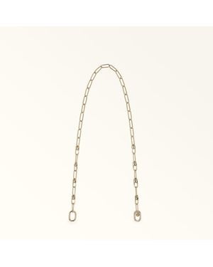 Furla Sfera Shoulder Strap Metal - Natural