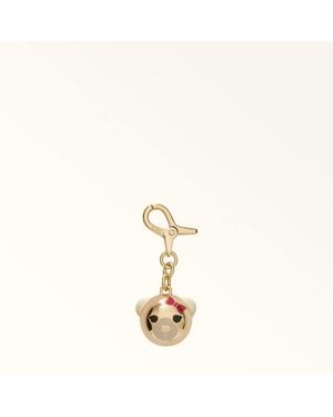 Furla Hashtag Charm Toni Metal + Enamel - Metallic
