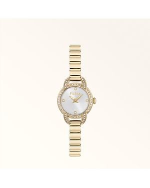 Furla Mini Shape Metal + Strass - Metallic