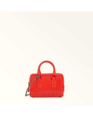Furla Candy Mini Bag Grenadine Recycled Tpu + Recycled Cord - Red