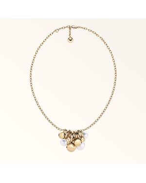 Furla Miasfera Necklace Color Oro Metal + Resin - Metallic