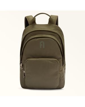 Furla Multi Backpack Sage Nylon - Green