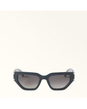 Furla Sunglasses Grigio Blu Acetate - Gray