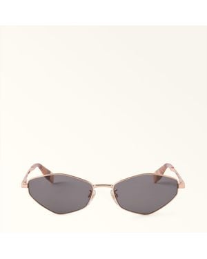 Furla Sunglasses Color Rose Metal - Gray