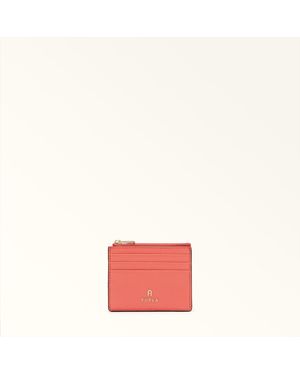 Furla Camelia Card Case Aperitivo Textured Leather