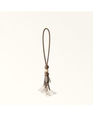 Furla Allegra Charm Toni Panna Colorblock Sydney Calf Leather - Natural