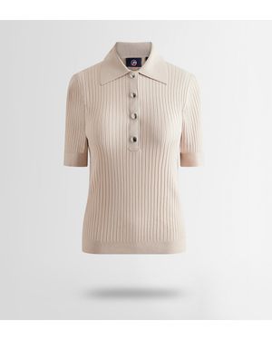 Fusalp Vera Short-Sleeve Polo Shirt - Natural