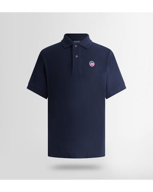Fusalp Gerlo Short-Sleeve Polo Shirt - Blue