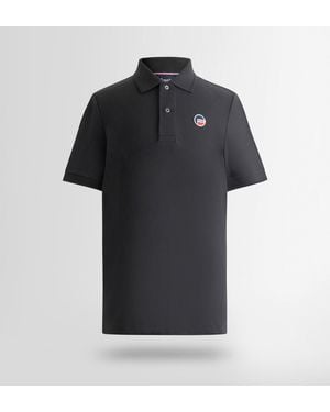 Fusalp Elbin Short-Sleeve Polo Shirt - Black