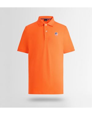 Fusalp Elbin Short-Sleeve Polo Shirt - Orange