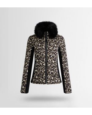 Fusalp Montana Leopard Ski Jacket - Black