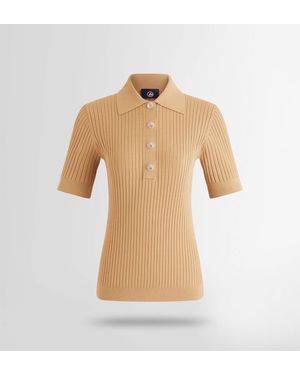 Fusalp Vera Short-Sleeved Polo Shirt - Natural