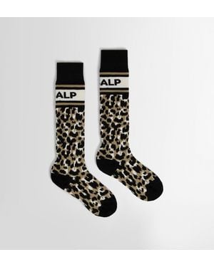 Fusalp Leopard Sock Ski Socks - Black