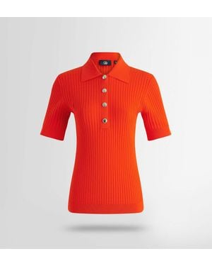 Fusalp Vera Short-Sleeved Polo Shirt - Red
