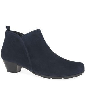 Gabor Trudy Ankle Boots - Blue