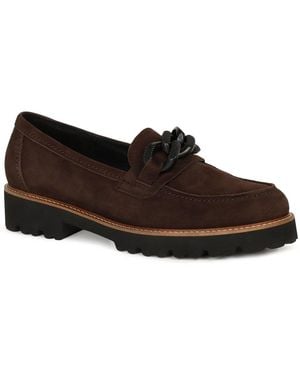 Gabor Squeeze Loafers - Brown