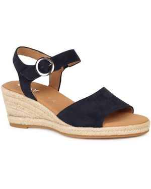 Gabor Monica Wedge Sandal - Blue