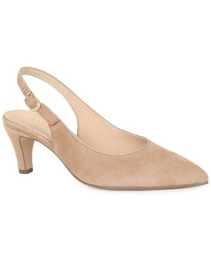 Gabor Lazona Court Shoes - Natural