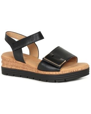 Gabor Shout Wedge Heel Sandals Lea (Uni) - Black