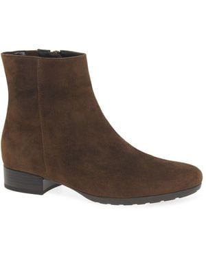 Gabor Buzz Ankle Boots - Brown