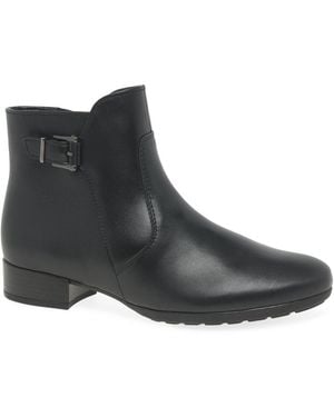 Gabor Bolan Ankle Boots - Black