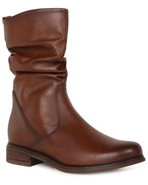Gabor Hodie Calf Length Boots - Brown