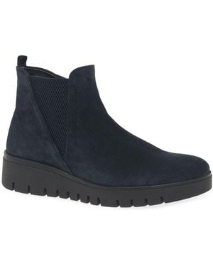 Gabor Dublin Chelsea Boots - Blue