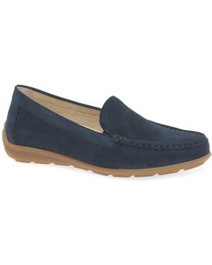Gabor Eldon Moccasins - Blue