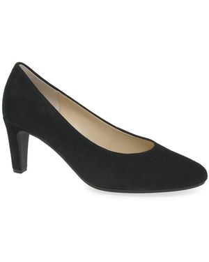 Gabor Edina Court Shoes - Black