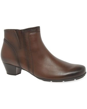 Gabor Heritage Ankle Boots - Brown