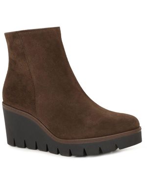 Gabor Utopia Wedge Heel Ankle Boots - Brown