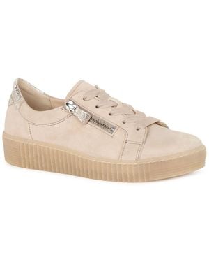 Gabor Wisdom Ladies Trainers - Natural