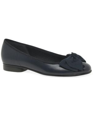 Gabor Amy Ballerina Court Shoes - Blue