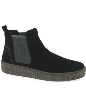 Gabor Lourdes Chelsea Boots - Black