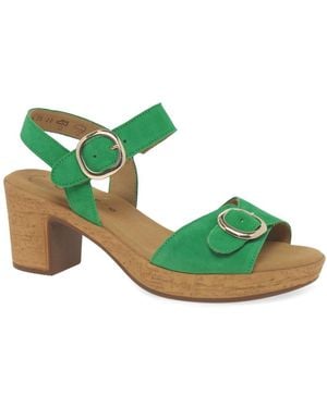 Gabor Fantastica Sandals - Green