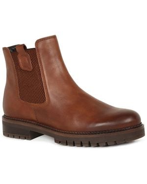 Gabor Liquer Chelsea Boots - Brown
