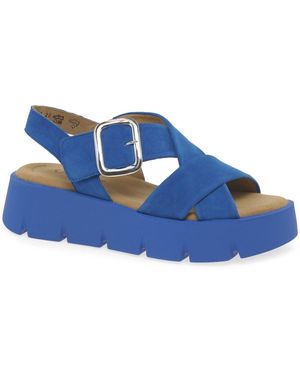Gabor Daphne &Apos;S Sandals - Blue
