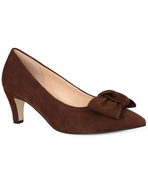 Gabor Dusty Court Shoes - Brown