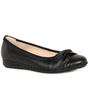 Gabor Scene Ballet Court Shoes - Black