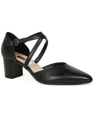 Gabor Gisele Open Court Shoes - Black