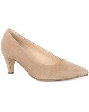 Gabor Daze Court Shoes - Natural