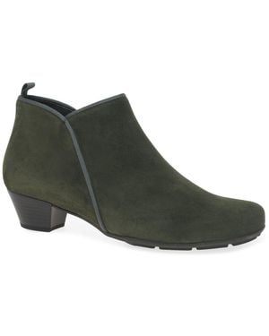 Gabor Trudy Ankle Boots - Green